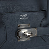 Hermes HAC Birkin 40 Gris Misty Togo Palladium Hardware