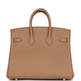 Hermes Birkin 25 Chai Togo Palladium Hardware