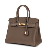 Hermes Birkin 30 Etoupe Togo Gold Hardware