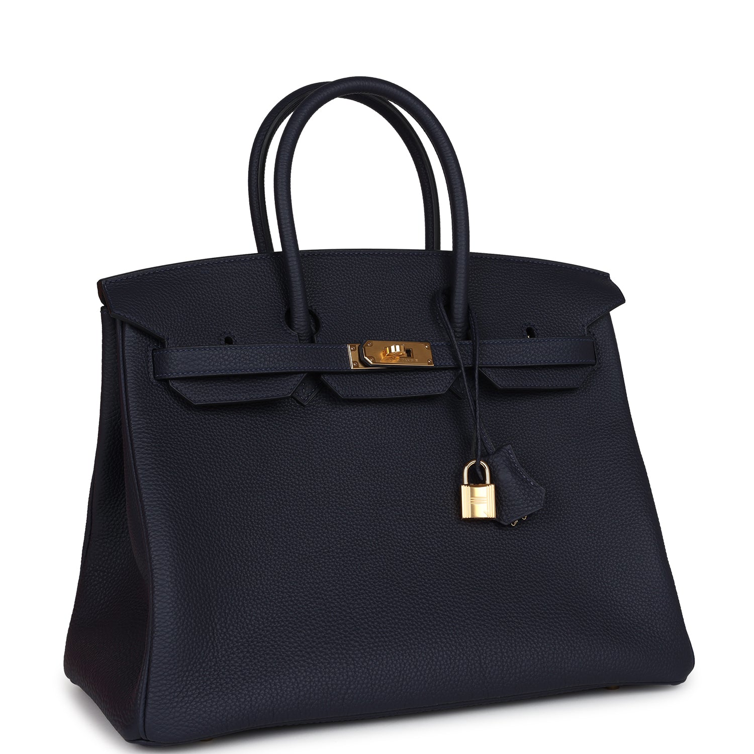 Hermes Birkin 35 Bleu Nuit Togo Gold Hardware – Madison Avenue Couture