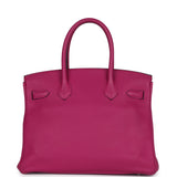 Hermes Birkin 30 Rose Pourpre Togo Palladium Hardware