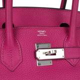 Hermes Birkin 30 Rose Pourpre Togo Palladium Hardware