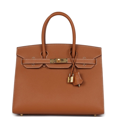 Hermes Birkin Sellier 30 Gold Epsom Gold Hardware - Remaining Balance