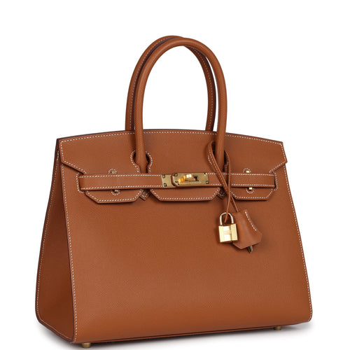 Hermes Birkin Sellier 30 Gold Epsom Gold Hardware - Remaining Balance