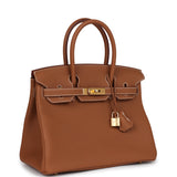 Hermes Birkin 30 Gold Togo Gold Hardware