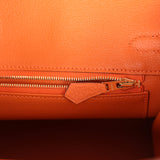 Hermes Birkin 25 Orange Togo Gold Hardware