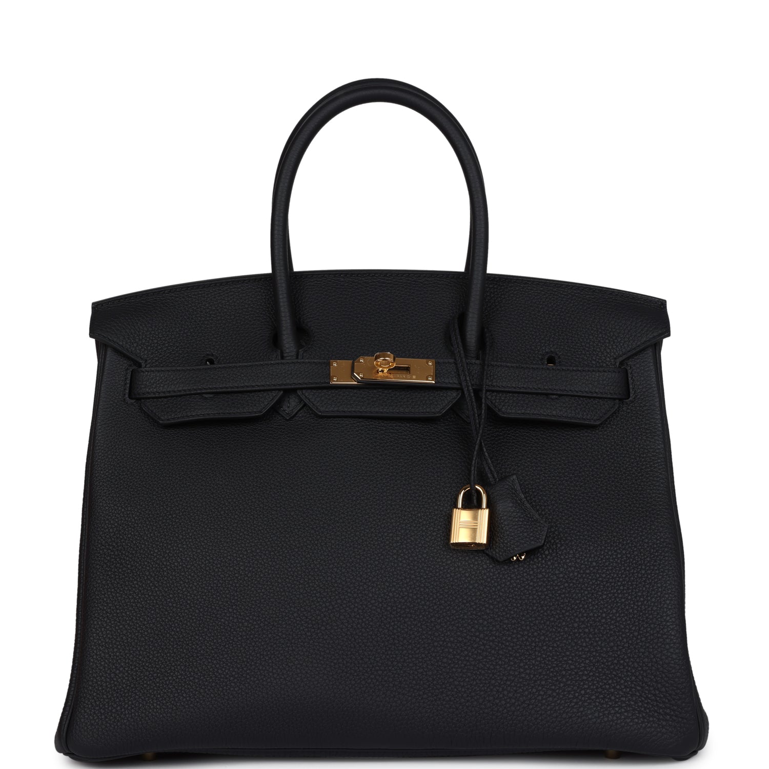 Hermes Birkin 35 Black Togo Gold Hardware