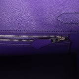 Pre-owned Hermes Birkin 30 Crocus Epsom Palladium Hardware