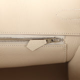 Hermes Birkin 35 Craie Togo Palladium Hardware