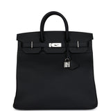 Hermes HAC Birkin 40 Black Togo Palladium Hardware