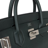 Hermes HAC Birkin 40 Vert Fonce Togo Palladium Hardware