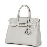 Hermes Birkin 30 Gris Pale Togo Palladium Hardware