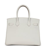 Hermes Birkin 30 Gris Pale Togo Palladium Hardware