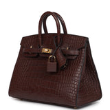 Hermes Birkin Sellier 20 Havane Matte Alligator Gold Hardware