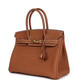 Hermes Birkin 30 Gold Togo Gold Hardware