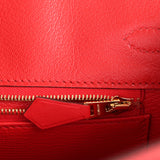 Hermes Birkin 25 Rouge De Coeur Jonathan Gold Hardware