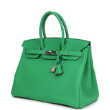 Hermes Birkin 35 Bambou Togo Palladium Hardware