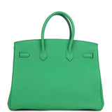 Hermes Birkin 35 Bambou Togo Palladium Hardware