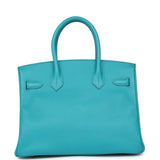 Hermes Birkin 30 Bleu Paon Epsom Gold Hardware