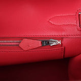 Hermes Birkin 30 Bougainvillea Ostrich Palladium Hardware