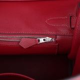 Hermes Birkin 30 Rouge Grenat Epsom Palladium Hardware