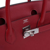 Hermes Birkin 30 Rouge Grenat Epsom Palladium Hardware