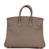 Hermes Birkin 25 Etoupe Swift Gold Hardware