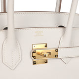 Hermes Birkin 30 Gris Pale Epsom Gold Hardware