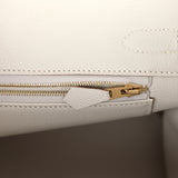 Hermes Birkin 30 Gris Pale Epsom Gold Hardware