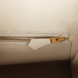 Hermes Birkin 25 Craie Togo Gold Hardware