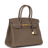 Hermes Birkin 30 Etoupe Togo Gold Hardware