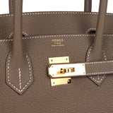 Hermes Birkin 30 Etoupe Togo Gold Hardware