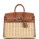 Hermes Picnic Birkin Sellier 25 Gold Swift Palladium Hardware