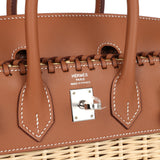 Hermes Picnic Birkin Sellier 25 Gold Swift Palladium Hardware