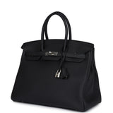 Hermes Birkin 35 Black Togo Palladium Hardware