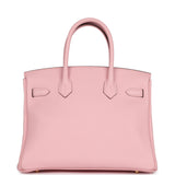 Hermes Special Order (HSS) Birkin 30 Rose Sakura Verso Clemence Gold Hardware