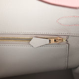 Hermes Special Order (HSS) Birkin 30 Rose Sakura Verso Clemence Gold Hardware