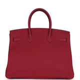 Hermes Birkin 35 Rubis Togo Gold Hardware