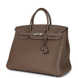 Hermes Birkin 40 Etoupe Togo Palladium Hardware