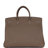 Hermes Birkin 40 Etoupe Togo Palladium Hardware