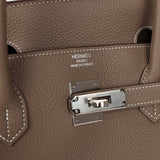 Hermes Birkin 40 Etoupe Togo Palladium Hardware