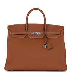 Hermes Birkin 40 Gold Togo Palladium Hardware