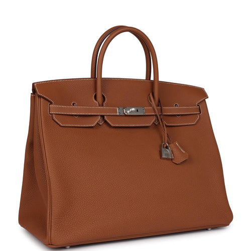Hermes Birkin 40 Gold Togo Palladium Hardware