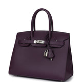 Hermes Birkin Sellier 30 Cassis Madame Palladium Hardware