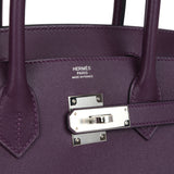 Hermes Birkin Sellier 30 Cassis Madame Palladium Hardware