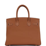 Hermes Birkin 30 Gold Togo Gold Hardware