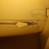 Hermes Birkin 30 Jaune de Naples Taurillon Novillo Rose Gold Hardware