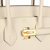 Hermes Birkin Sellier 25 Nata Epsom Gold Hardware