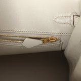 Hermes Birkin 25 Beton Matte Alligator Gold Hardware