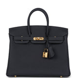 Hermes Birkin 25 Caban Togo Gold Hardware